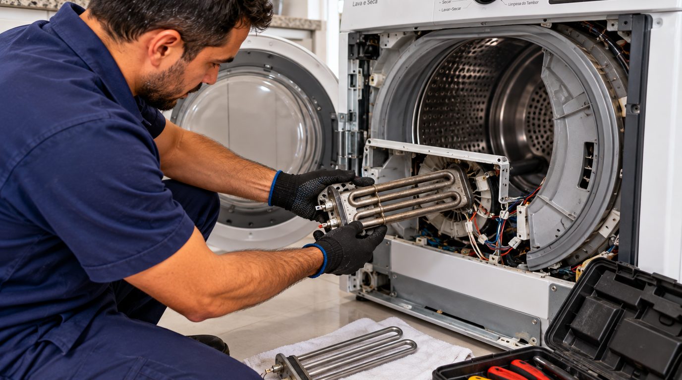 Troca de Resistência de Secagem